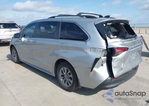 2022 Toyota Sienna Xle from USA, damaged, VIN 5TDYRKECXNS076093
